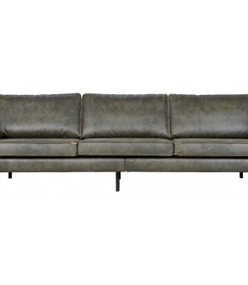 Rodeo Personers Sofa Læder B277 Vintage Armygrøn