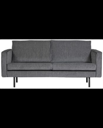 Rodeo Personers Sofa Polyester B190 Sort Grå Stribet