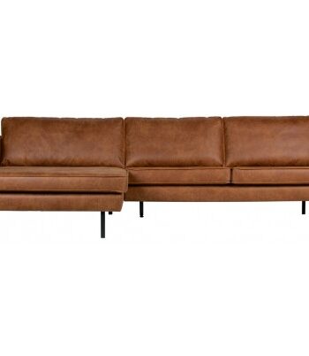 Rodeo Sofa Med Venstrevendt Chaiselong Læder B300 Vintage Cognac