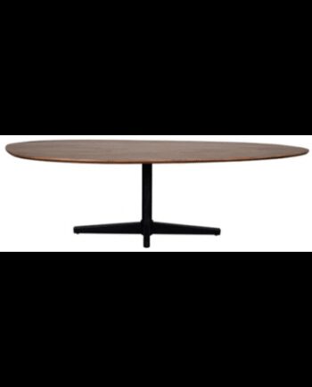 Rose Organisk Spisebord Stål Mangotræ 180 100 Sort Brun