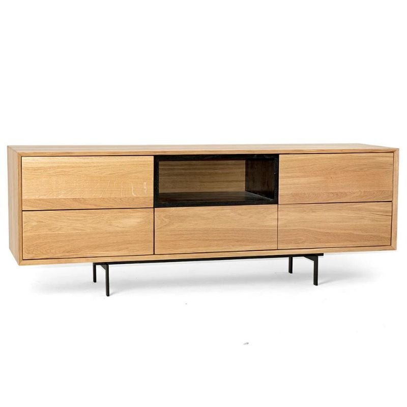 Rosto Skænk Massiv Egetræ 180x40x70