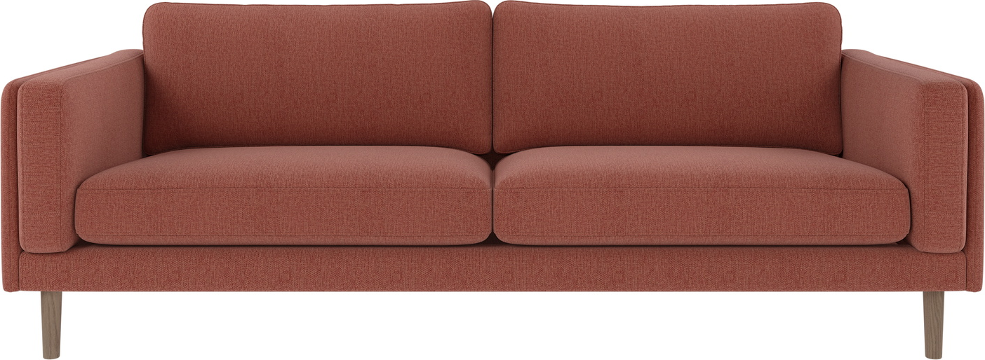 Rowico Braden Personers Sofa Rød Hvidkalk ø21687 Polyester Fsc Mix