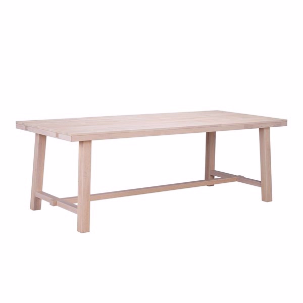 Rowico Brooklyn Spisebord Hvidpigmenteret 220x95