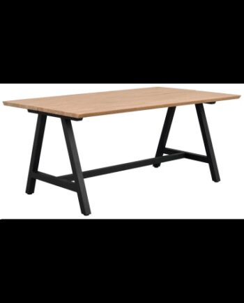 Rowico Carradale Spisebord Metal Egetræ 170 100 Sort