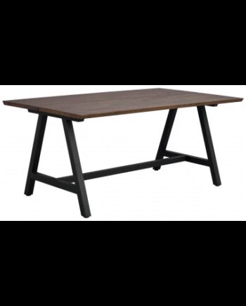 Rowico Carradale Spisebord Metal Egetræ 170 100 Sort Brun