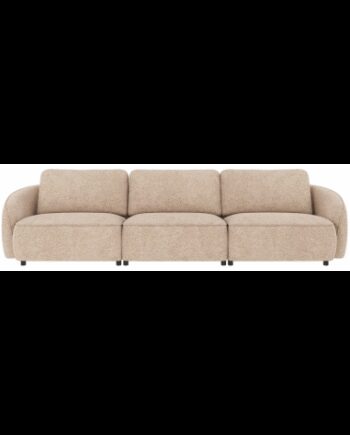 Rowico Norris Personers Sofa Polyester 319 102 Sort Lys Beige