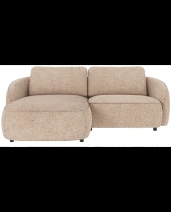 Rowico Norris Venstrevendt Chaiselong Sofa Polyester 226 162 Sort Lys Beige