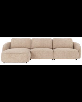 Rowico Norris Venstrevendt Chaiselong Sofa Polyester 319 162 Sort Lys Beige