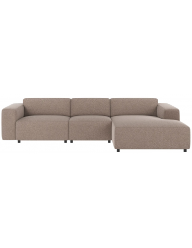 Rowico Willard Højrevendt Chaiselong Sofa Polyester 312 161 Sort Beige