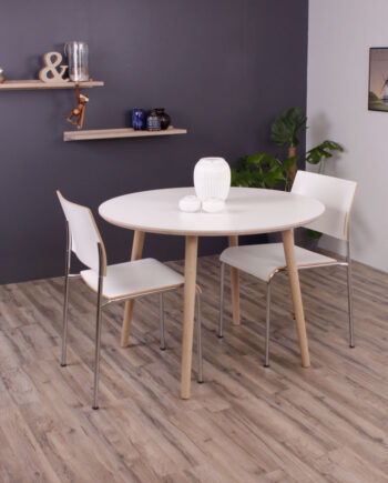 Rundt Laminat Spisebord Model Karlstad