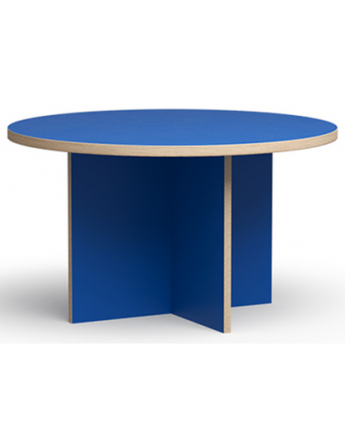 Rundt Spisebord Eurolight Træ Mdf ø129 Blå