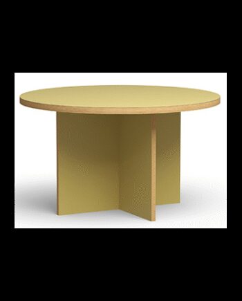 Rundt Spisebord Eurolight Træ Mdf ø129 Oliven