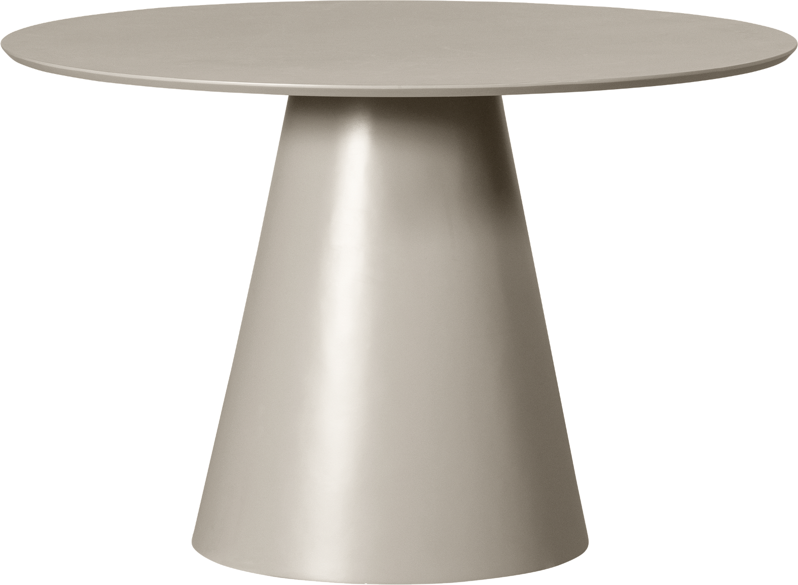 Rundt Spisebord Woood Jorre Mdf Antik Beige ø120