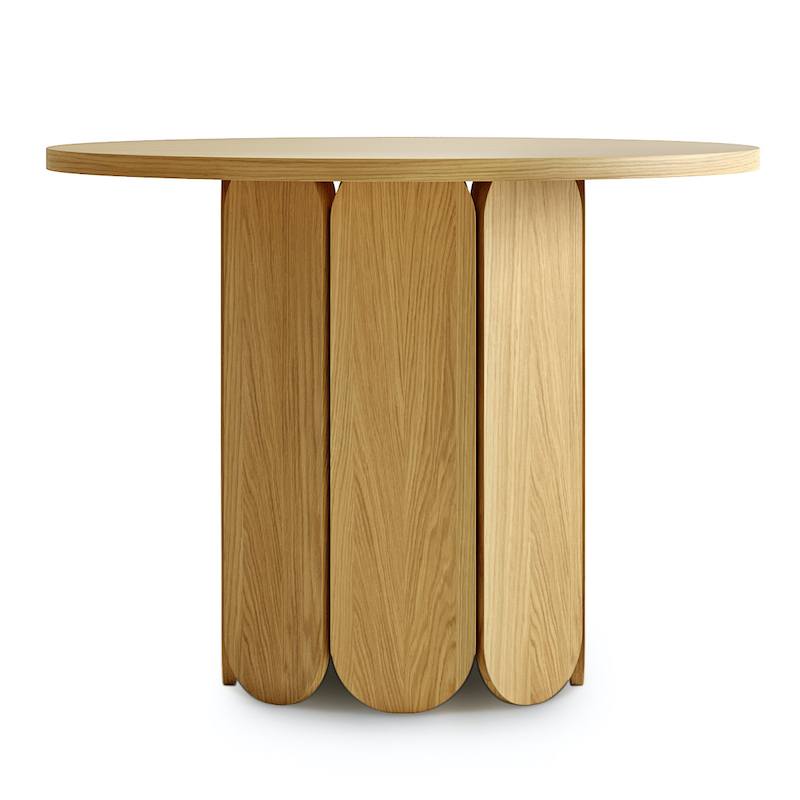 Rundt Woodman Soft Spisebord Egefiner ø98x74