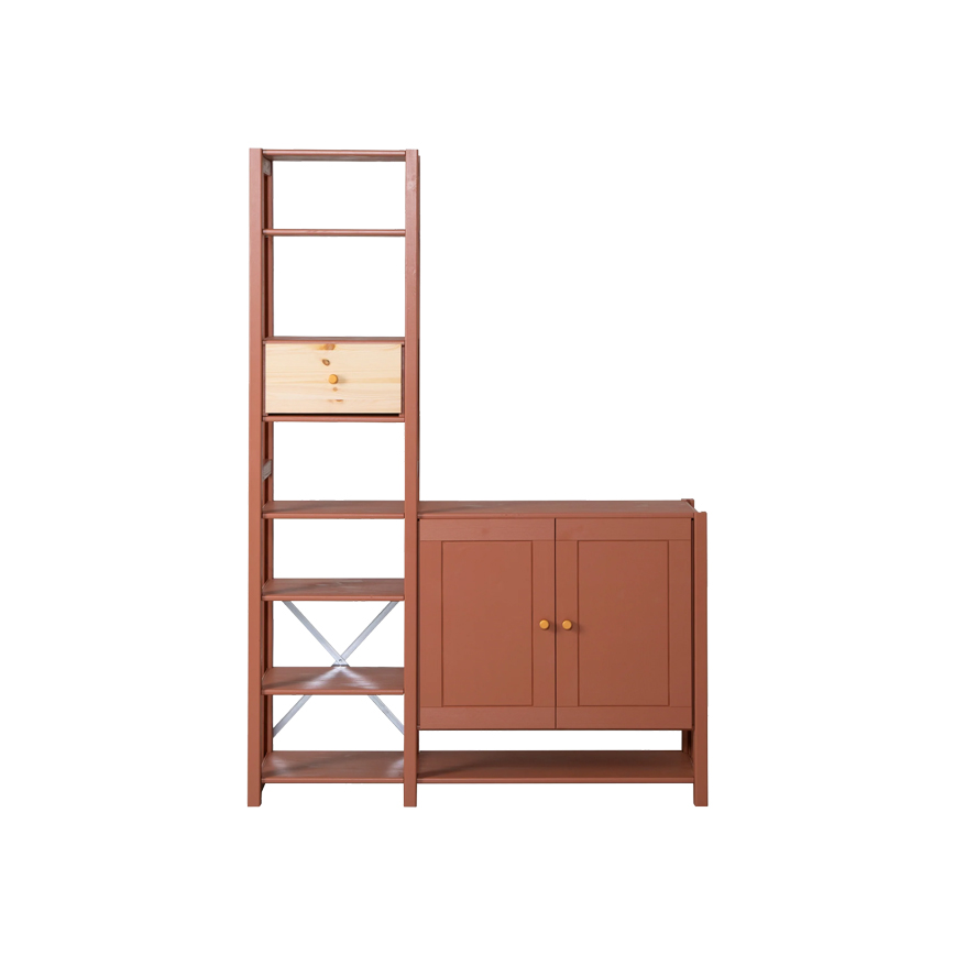 Ryå Reol Skab Skuffe Skarp Pris Rusty 179x125x40
