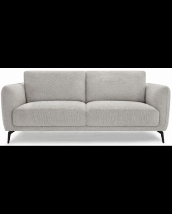 Salena Personers Sofa Metal Polyester B197 Sort Grå
