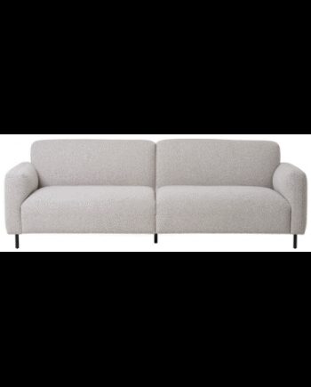 Salva Personers Sofa Boucl 228 Sort Lysegrå