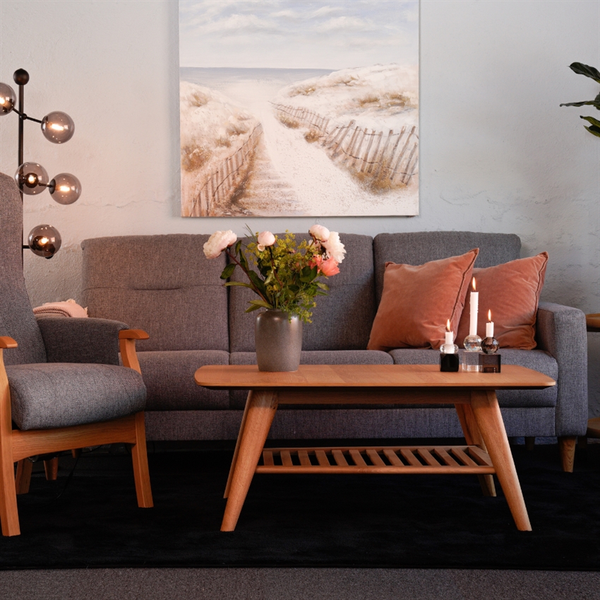 Sanne Sofa Grå Personers Sofa