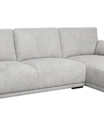Santa Monica Sofa Med Chaiselong Til Højre Gråt Møbelstof
