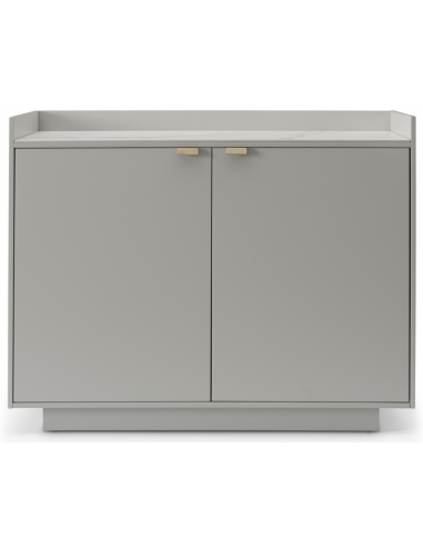Savior Skænk Mdf Egetræsfinr B95 Mat Beige Hvid Marmor