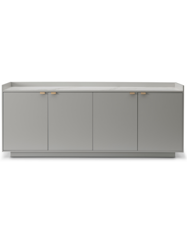 Savior Skænk Mdf Egetræsfinr B186 Mat Beige Hvid Marmor