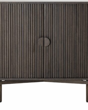 Skænk Bloomingville Valencia Mdf Egetræ Røget Mørkebrun H100xb110xd40