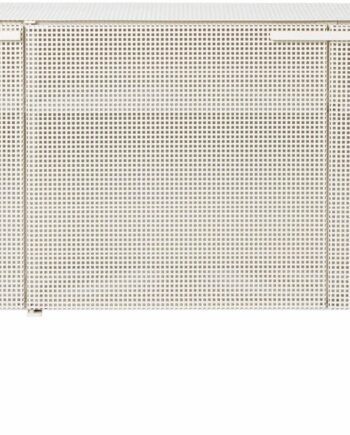 Skænk Kristina Dam Grid Pulverlakeret Stål Beige 160x36x72