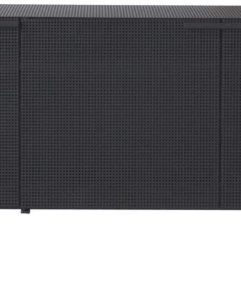 Skænk Kristina Dam Grid Sort Stål 160x36x72 Industrielt Design