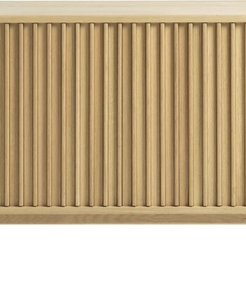 Skænk Nordique Design Carno Natur Egetræ Oval Med Soft Close Opbevaring