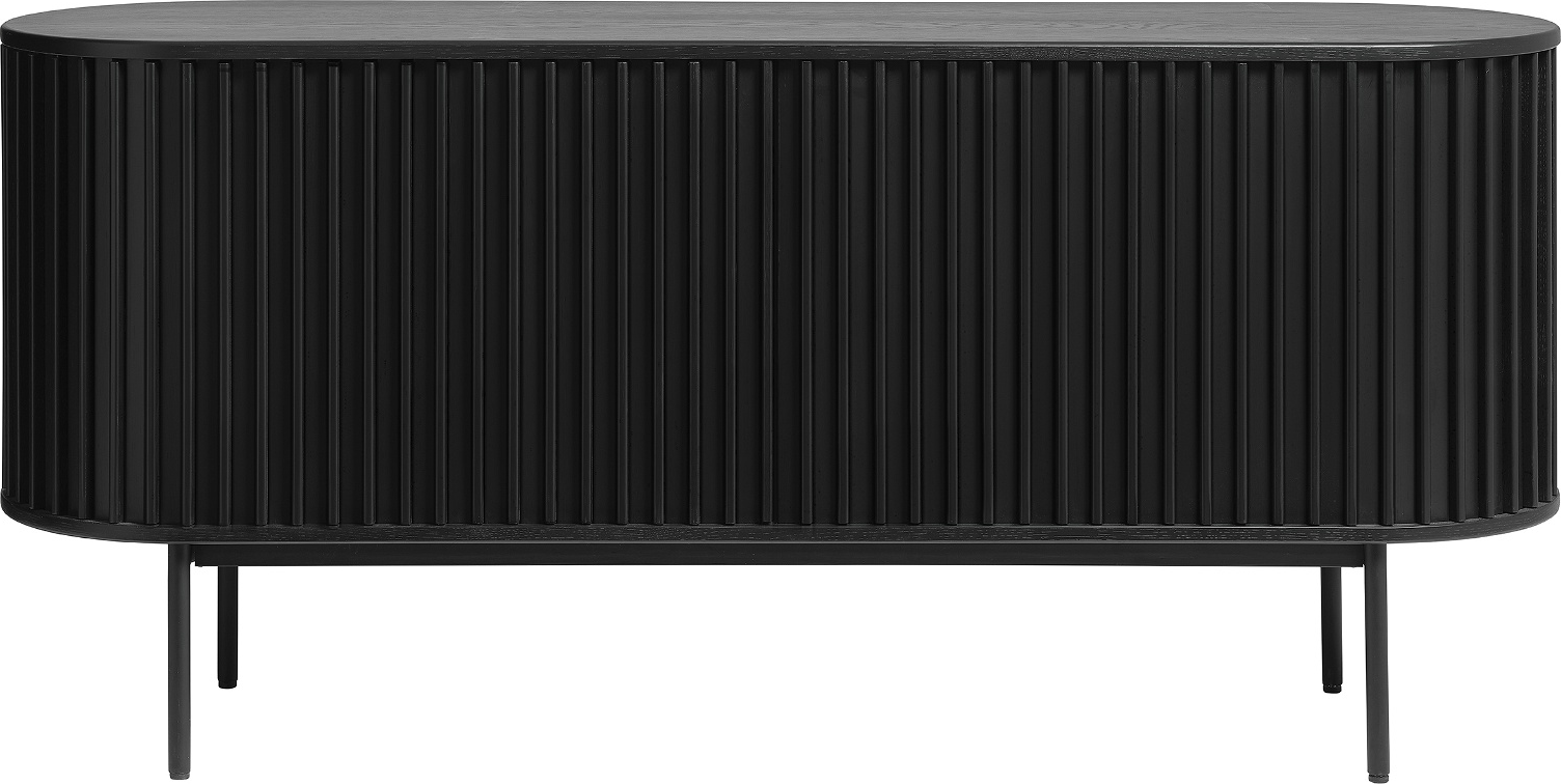 Skænk Nordique Design Siena Sort Egetræ 73x160x45