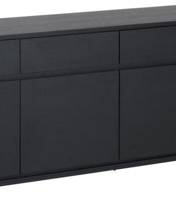Skænk Raymond   Hallmark Wansford Sort Træ H82xb205xd45
