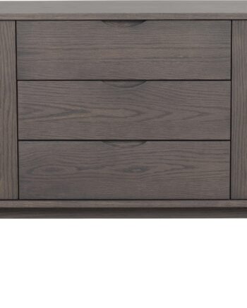 Skænk Rowico Filippa Mørkebrun Egetræsfinr Med Soft Close 85x122x40