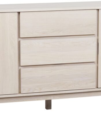Skænk Rowico Yumi Nordisk Retro Hvidkalket Egetræsfiner H84b152d42 Soft Close