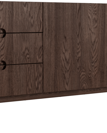 Skænk Sideboard Nordique Design Arun Espressofarvet Træ Fsc Mix Rummelige Skuffer Skabe 160
