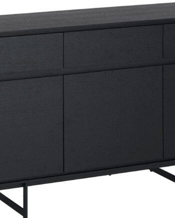 Skænk Sideboard Raymond   Hallmark Wansford Sort Træ 155x45x82