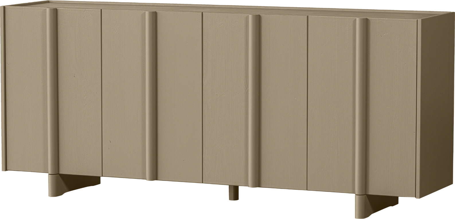 Skænk Woood Basu Mudder Fsc Certificeret Fyrretræ 200x46x85 Opbevaringsskab