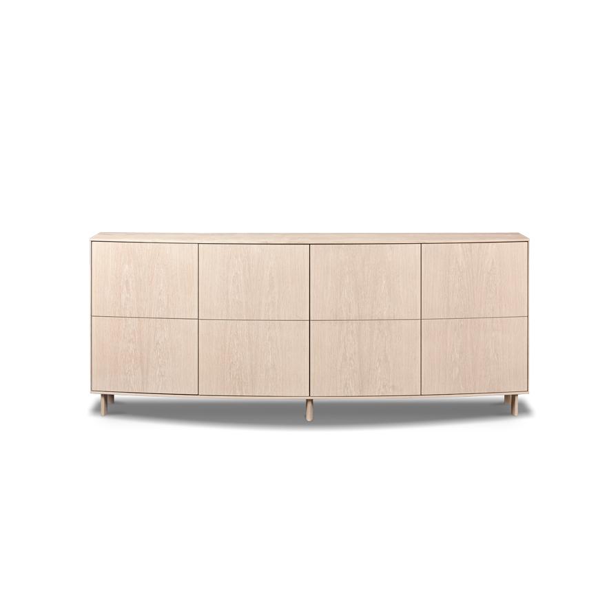 Sm414eh Skænk 197x46x80 Finer Hvidolie