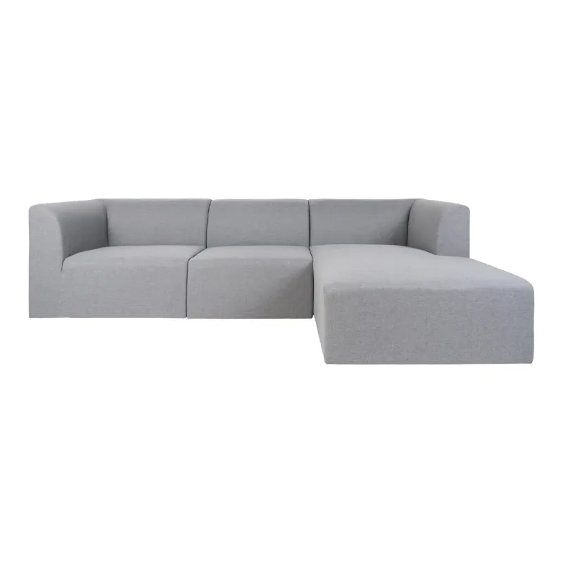 Sofa Lysegrå Højrevendt 160 90x272xh67 Hn1001 1301086