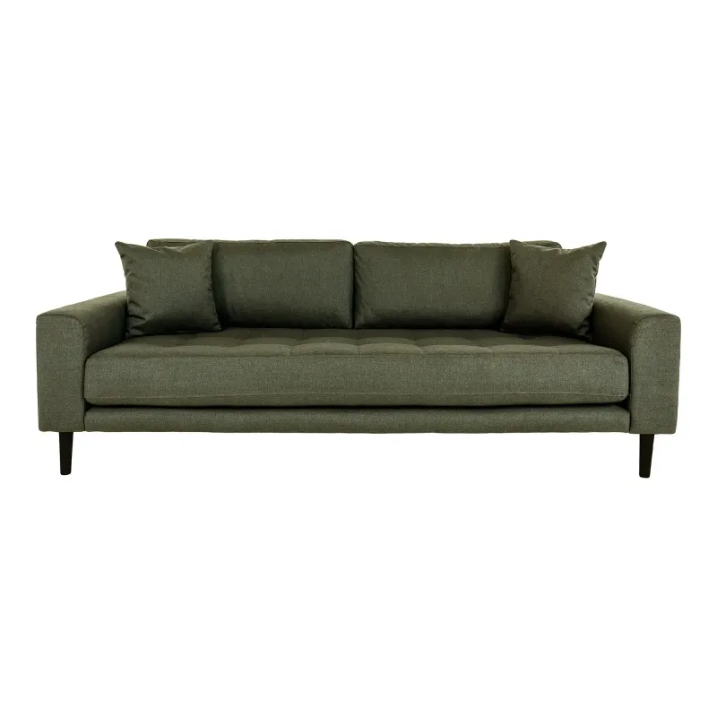 Sofa Olivengrøn Med Puder Hn1020 1301446