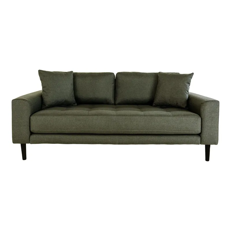 Sofa Olivengrøn Med Puder Hn1020 1301436