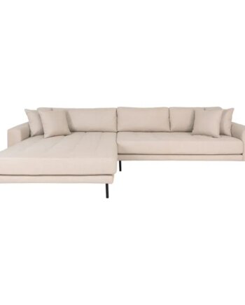 Sofa Venstrevendt Beige Med Fire Puder Hn1025 1301495