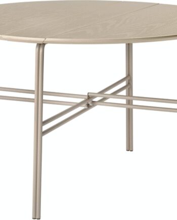 Spisebord Broste Copenhagen Oda Beige ø120 H74 Jern Askefiner