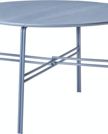Spisebord Broste Copenhagen Oda ø120 H74 Jern Askefinr Blå