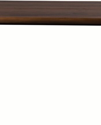 Spisebord Dutchbone Alagon 160x90 Valnødfiner Bordplade Med Sorte Pulverlakerede Stålben