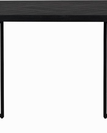 Spisebord Dutchbone Class 220x90 Sort Akaciefinr Stålunderstel