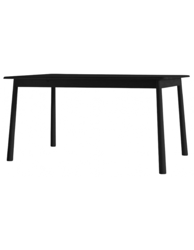 Spisebord Egetræ Egetræsfinr H75 B150 D90 Sort