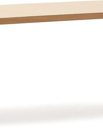 Spisebord Kave Home Nealy Ovalt 240 100 Til Personer Natur Mdf Egetræsfiner