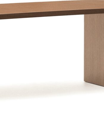 Spisebord Kave Home Nealy 200x100 Mørk Valnødfiner Moderne