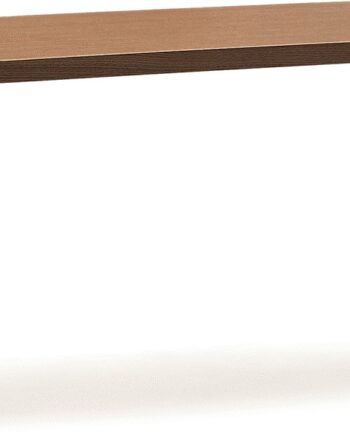 Spisebord Kave Home Nealy 240x100 Mørk Valnødfinr Med Justerbare Halvcirkulære Ben