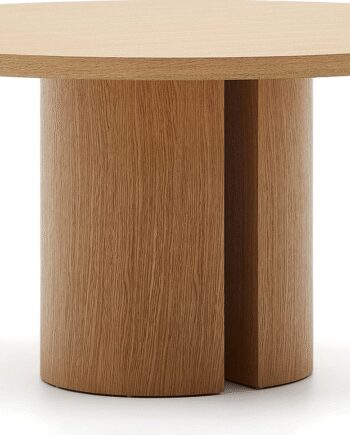 Spisebord Kave Home Nealy ø150 Rund Nordisk Design Egetræsfiner Til Personer